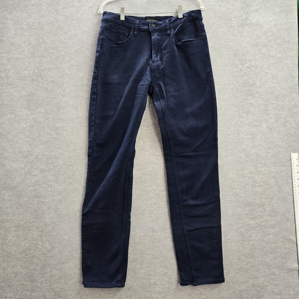 Banana Republic Men Pants 32X32 Blue Jeans Denim Logo Cotton Spandex‎ Pockets